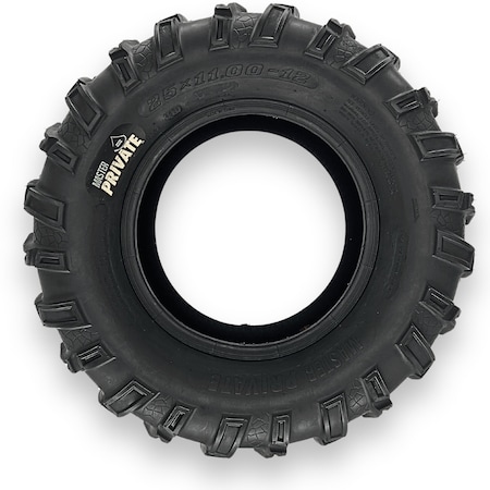 Master 25x11.00-12 Private 6 Ply Tubeless Atv Tire 541335